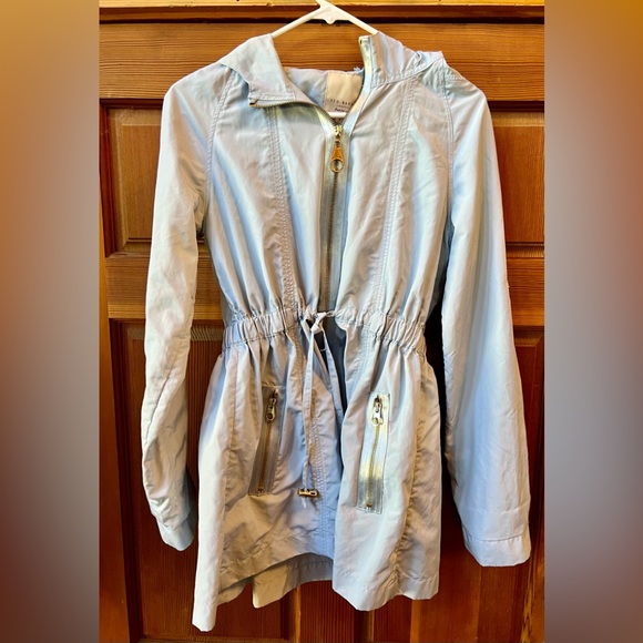 Ted Baker London Rain Jacket size 6, Tiffany Blue - Picture 6 of 11
